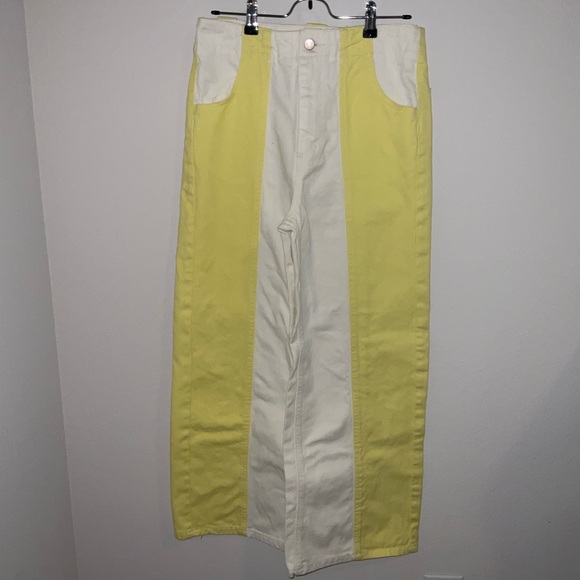 BDG High Rise & Wide Leg Color-block, high waisted, wide leg jeans bright - Picture 4 of 10